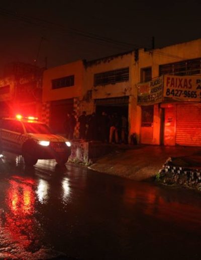 Polícia Militar no abrir das portas da ocupação MSV. Foto: arquivo MSV