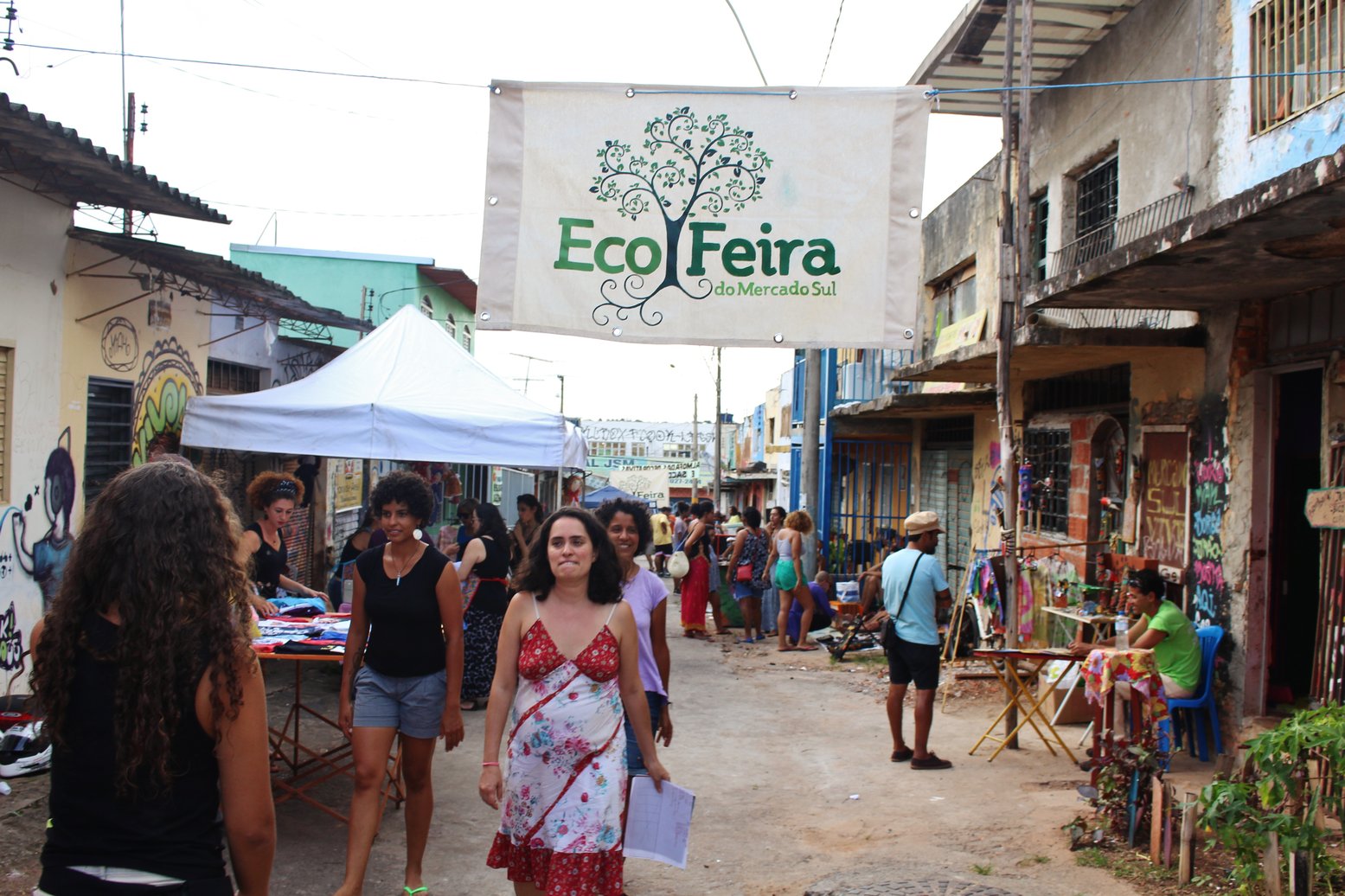 Ecofeira do Mercado sul. Foto: Webert da Cruz